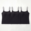 Kit 3 regatas ESSENZA Slim - Preto - Raya Store